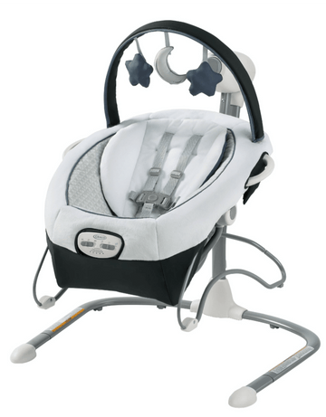 Graco - Soothe 'n Sway LX Swing with Portable Bouncer Rainier Swings, Bouncers & Seats
