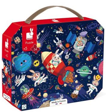 Janod 54pc Puzzle - Rocket Janod 54pc Puzzle - Rocket