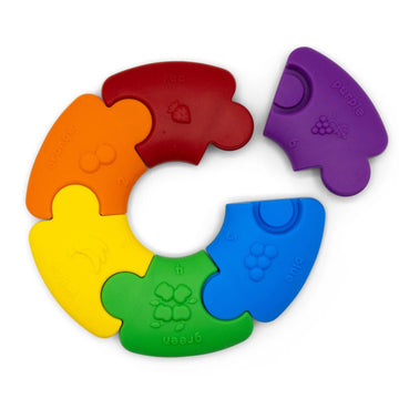 Jellystone - Rainbow Colour Wheel Puzzle Rainbow Bright Infant Toys