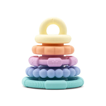 Jellystone - Rainbow Stacker Teething Toy Rainbow Pastel Infant Toys
