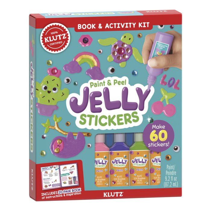 Klutz Paint & Peel Jelly Stickers Activity Kit Little Canadian