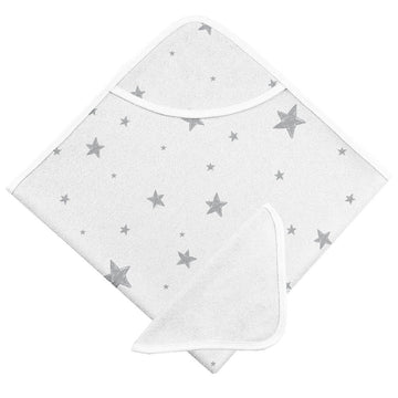 Kushies - Hooded Towel & Washcloth Set Bath Accessories