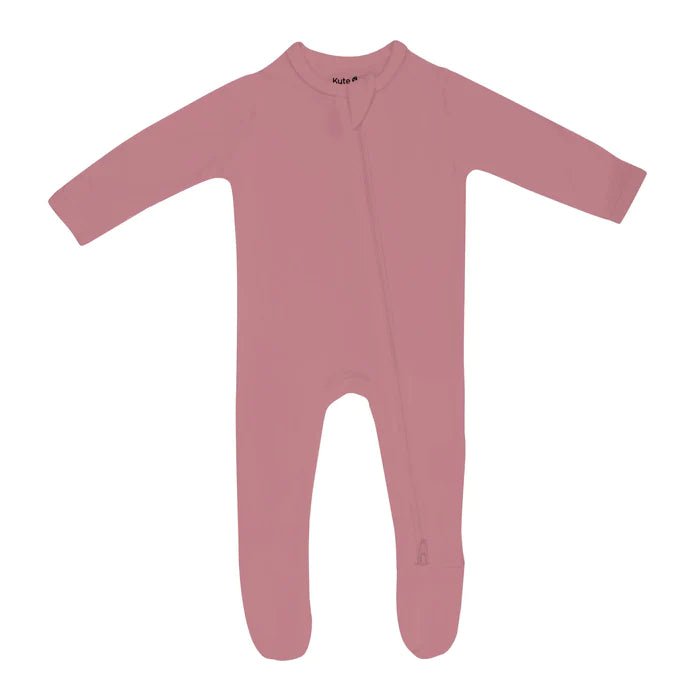 Kyte Baby Solid Zippered Footie Fall 2023 Collection Little Canadian
