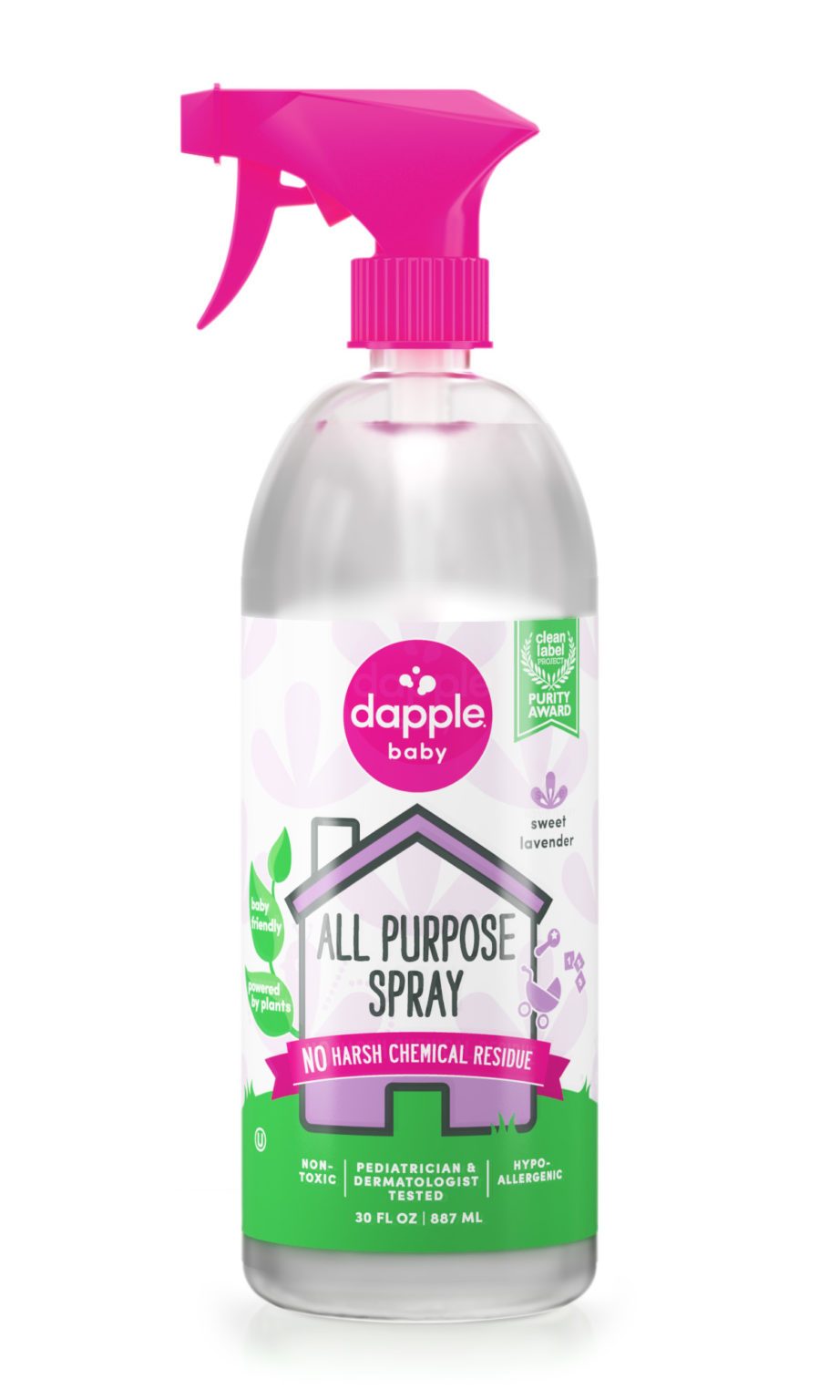 Dapple All Purpose Cleaning Spray, Lavender, 30 fl.oz Little Canadian