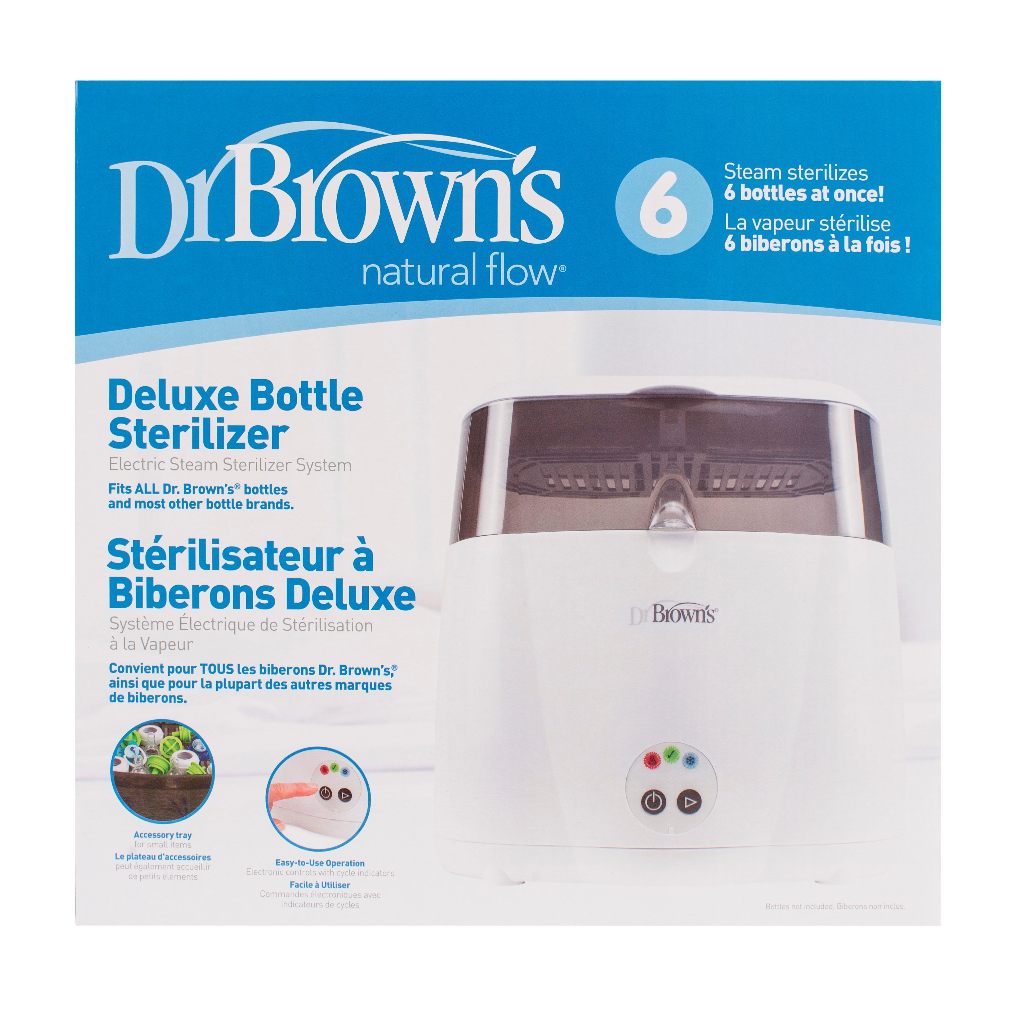 How to clean dr brown's deluxe bottle hot sale sterilizer