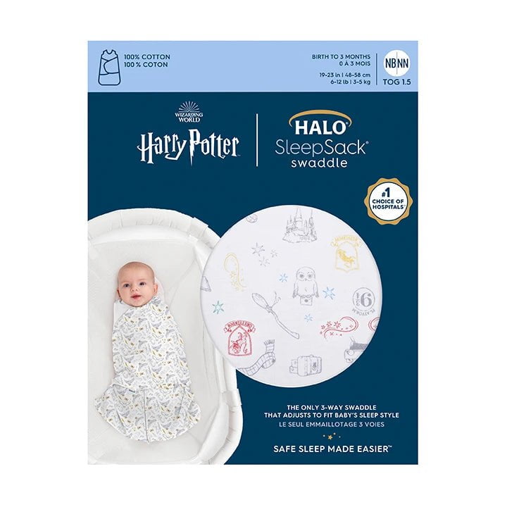 Halo Harry Potter Cotton Sleep Sack Swaddle Enchanted Little Canadian