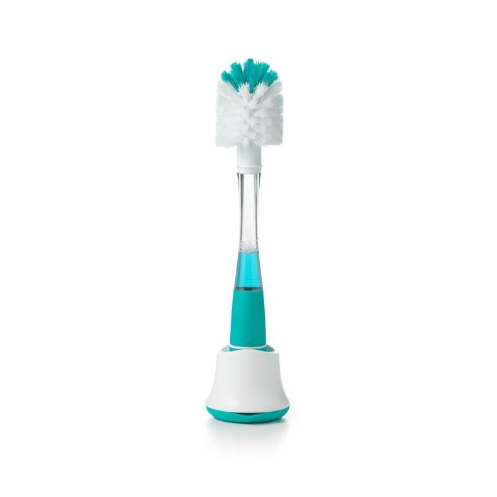 OXO tot Soap Dispensing Bottle Brush w/ Stand Teal – Little Canadian