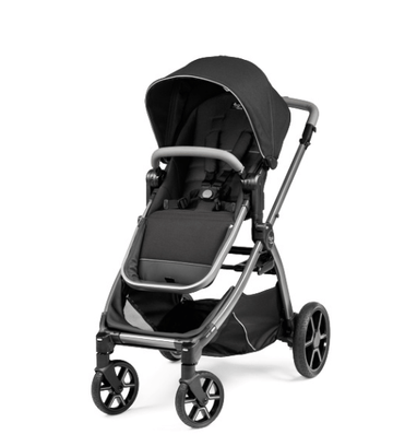 Peg Perego - Agio Z4 Full Feature Reversible Stroller 2021 Black Pearl Full Size Strollers