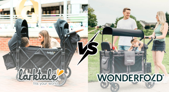 Larktale vs. WonderFold: Which Stroller Wagon Is Best for Your Family?