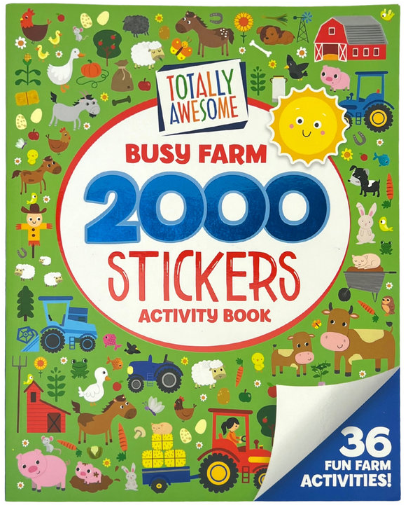 2000 Stickers Busy Farm - Activity Book