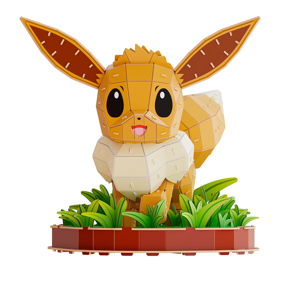 4D Build - Pokémon - Eevee 3D Model Kit – 238 Pieces