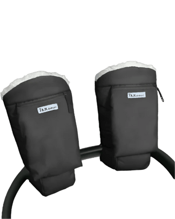 7 AM - Warmmuffs - Oslo Cloud Black Stroller Accessories