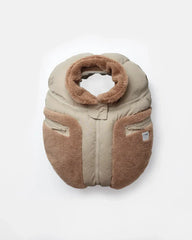 7AM - Car Seat Cocoon - Cappuccino Appliqué