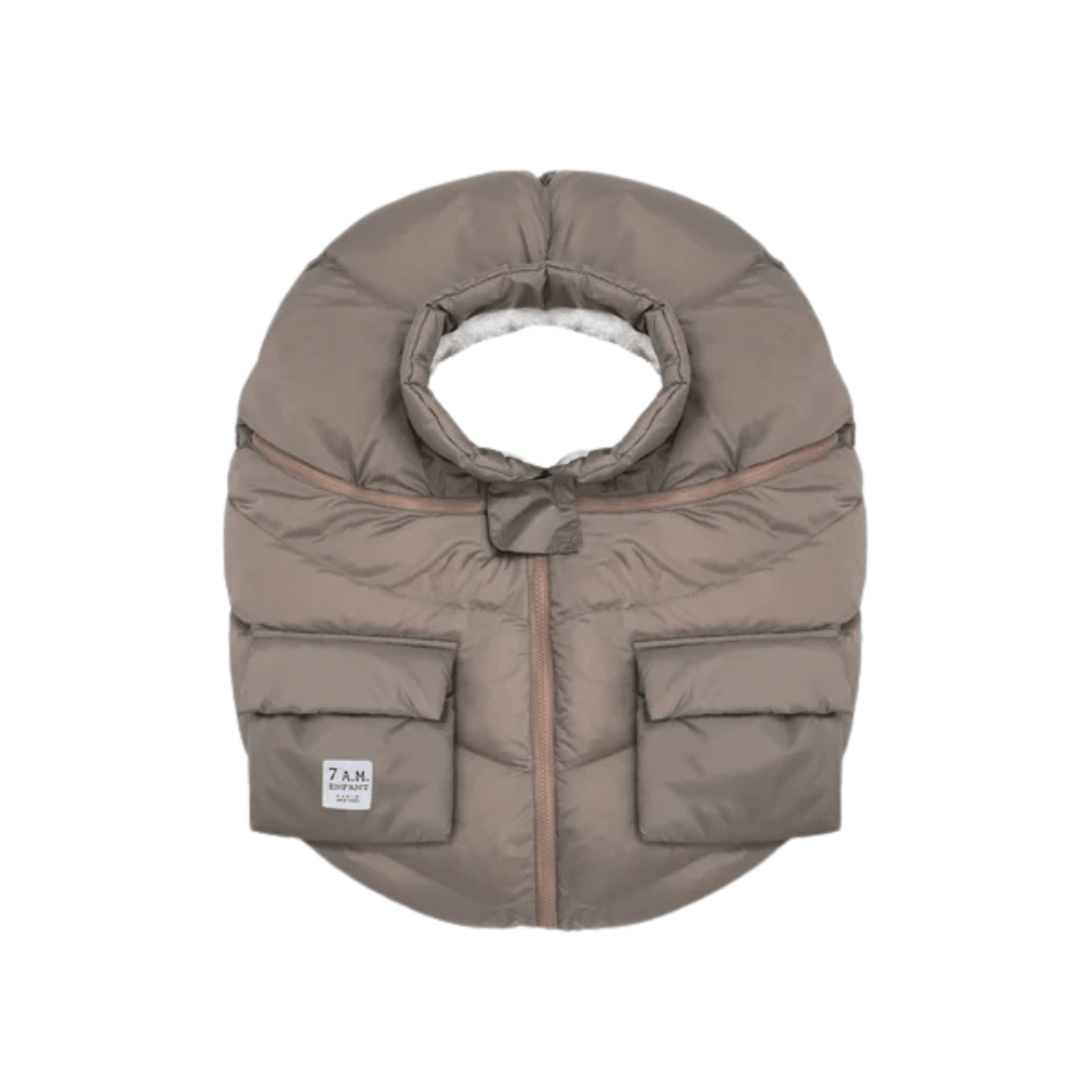 7AM - Car Seat Cocoon - Universal Winter Car Seat Cover - Oslo Cloud