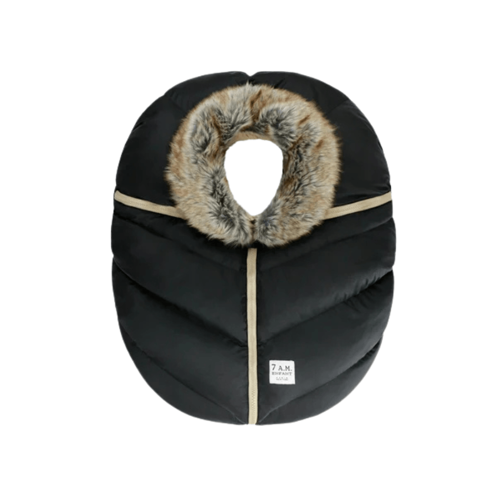 7AM - Car Seat Cocoon - Universal Winter Car Seat Cover - Tundra Plush
