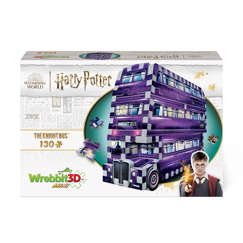 Wrebbit 3D - Harry Potter Knight Bus Mini - 130-Piece 3D Puzzle