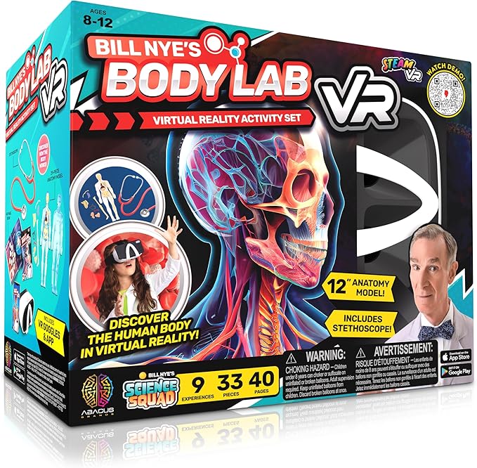 Abacus - "Bill Nye's Body Lab" Virtual Reality Activity Set