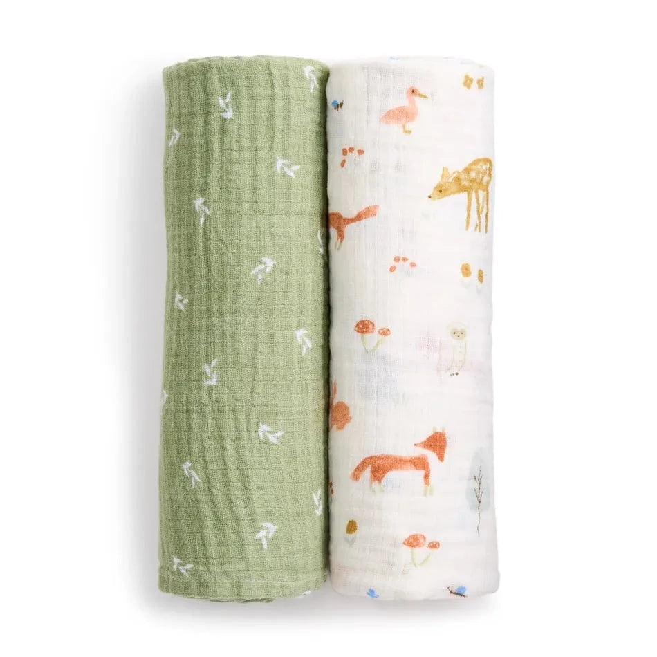 Aden + Anais - Cotton Muslin Swaddles - 2 pack