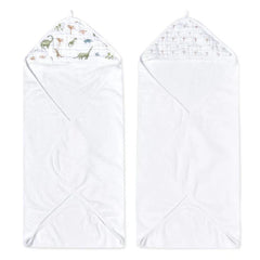 Aden + Anais - Essentials Cotton Muslin Hooded Towels 2 pack