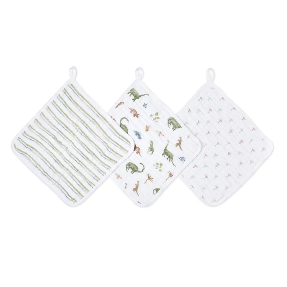 Aden + Anais - Essentials Cotton Muslin Washcloths - 3 Pack
