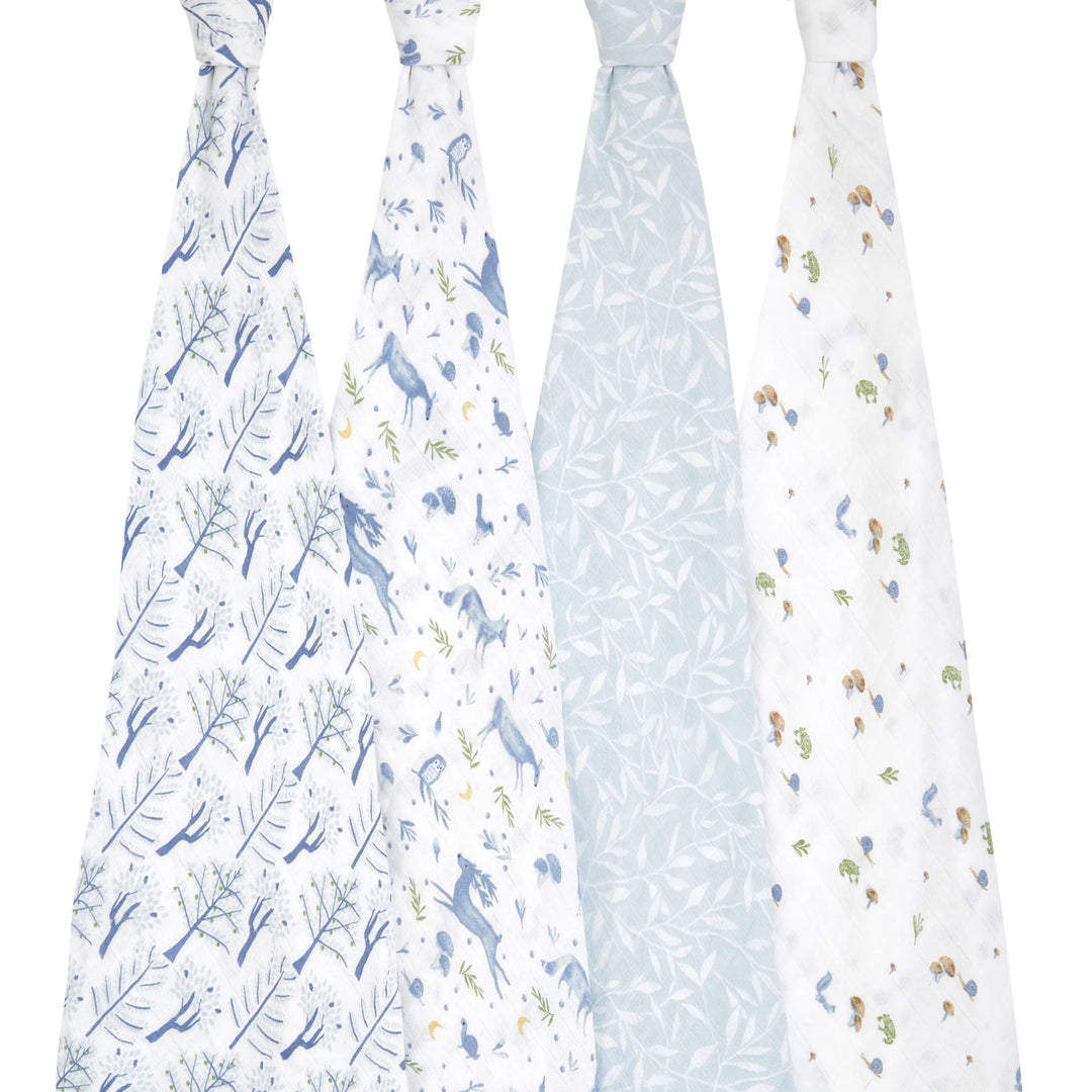 Aden Anais Premium Collection Organic Cotton Muslin Swaddles 4p Little Canadian