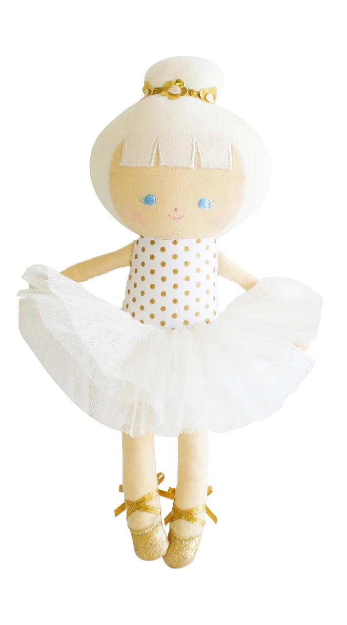 Alimrose - Baby Ballerina - Handcrafted Plush Doll (9")