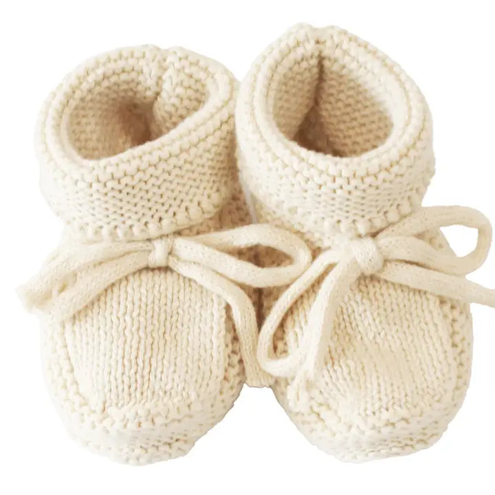 Alimrose - Knit Baby Booties - 0-3m