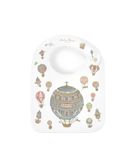 Atelier Choux Paris - Satin Bib - Hot Air Balloons