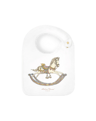 Atelier Choux - Satin Bib - Rocking Horse