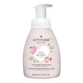 Attitude - Baby Leaves 2-in-1 Foaming Wash (Fragrance Free) - 295ml