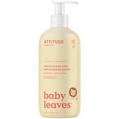Attitude - Baby Leaves 2-in-1 Shampoo & Body Wash (Pear Nectar) - 473ml