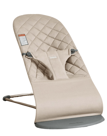 Baby Bjorn - Bouncer Bliss Woven Classic Quilt / Sand Gray Swings, Bouncers & Seats