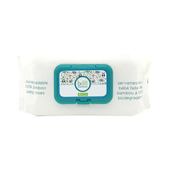 Baby Boo Bamboo - Biodegradable 100% Bamboo Baby Wipes – 80 Count