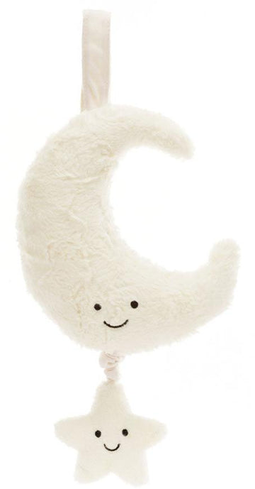 Baby Jellycat - Amuseable Moon Musical Pull Plush & Rattles