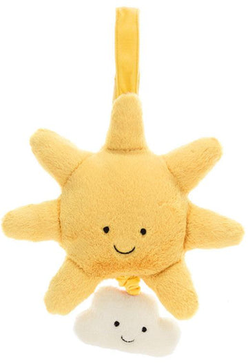 Baby Jellycat - Amuseables Sun Musical Pull Plush & Rattles