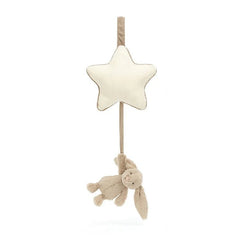 Baby Jellycat - Bashful Beige Bunny Musical Pull