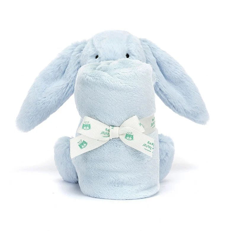 Baby Jellycat Bashful Blue Bunny Soother