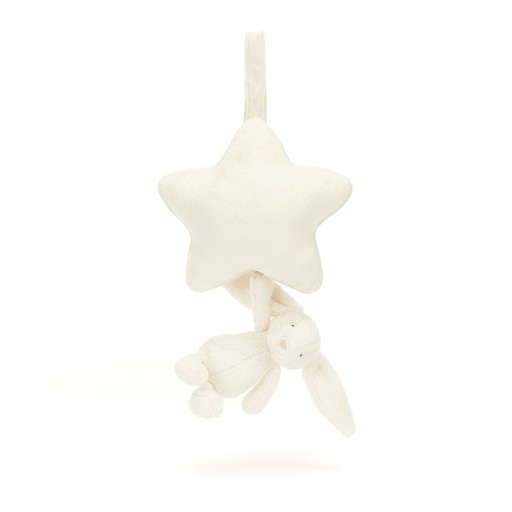 Baby Jellycat - Bashful Cream Bunny Musical Pull