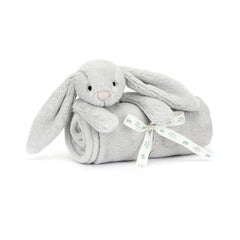 Baby Jellycat - Bashful Silver Bunny Blankie