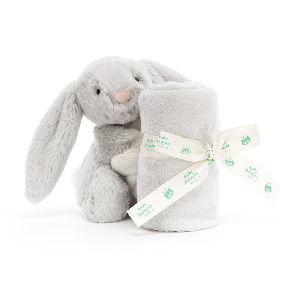 Baby Jellycat - Bashful Silver Bunny Soother