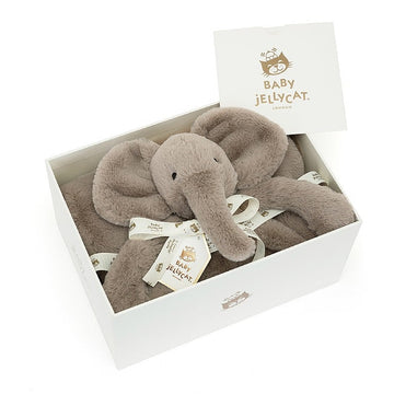 Baby Jellycat - Smudge Elephant Blankie - Boxed Blankets