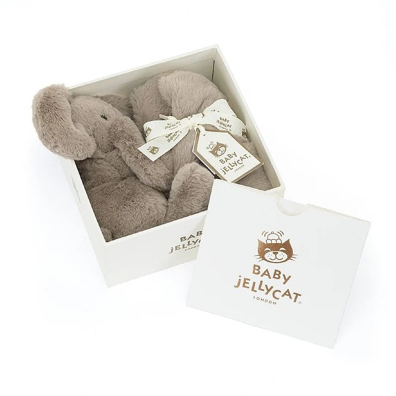 Baby Jellycat - Smudge Elephant Soother In Gift Box