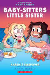 Baby-Sitters Little Sister #8 - Karen's Sleepover: A Graphic Novel - Paperback