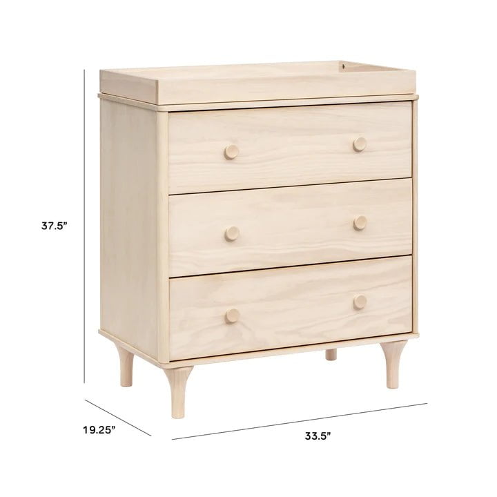 Babyletto Lolly 3 Drawer Changer Dresser with Removable Changing Tra Little Canadian