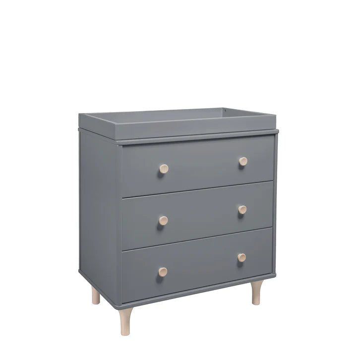 babyletto Lolly 3 Drawer Changer Dresser with Removable Changing Tray