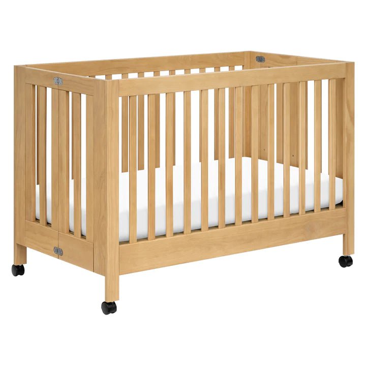 Portable wood crib best sale