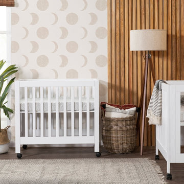 Babyletto - Origami Mini Crib White Cribs & Baby Furniture