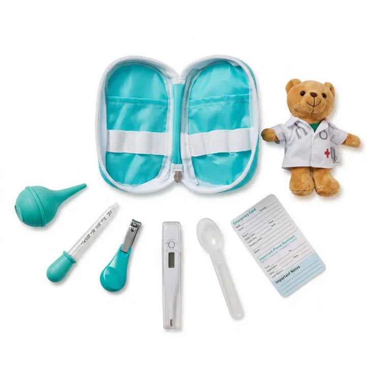 Babyworks - Teddy Grooming Kit - 8-Piece Baby Care Set
