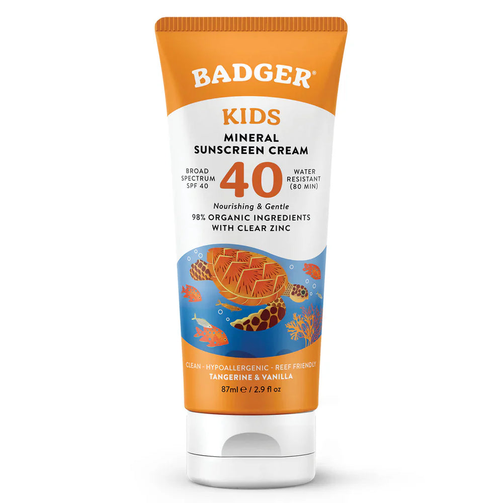 Badger - Kids Mineral Sunscreen Cream - SPF 40