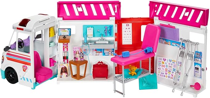 Barbie - Care Clinic Ambulance - Play Set